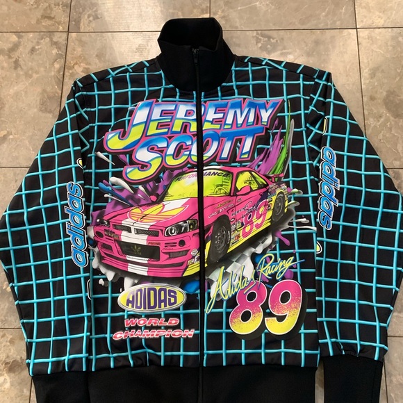 Adidas x Jeremy Scott Rally Track Jacket Unisex Sz S NWT - Picture 5 of 7